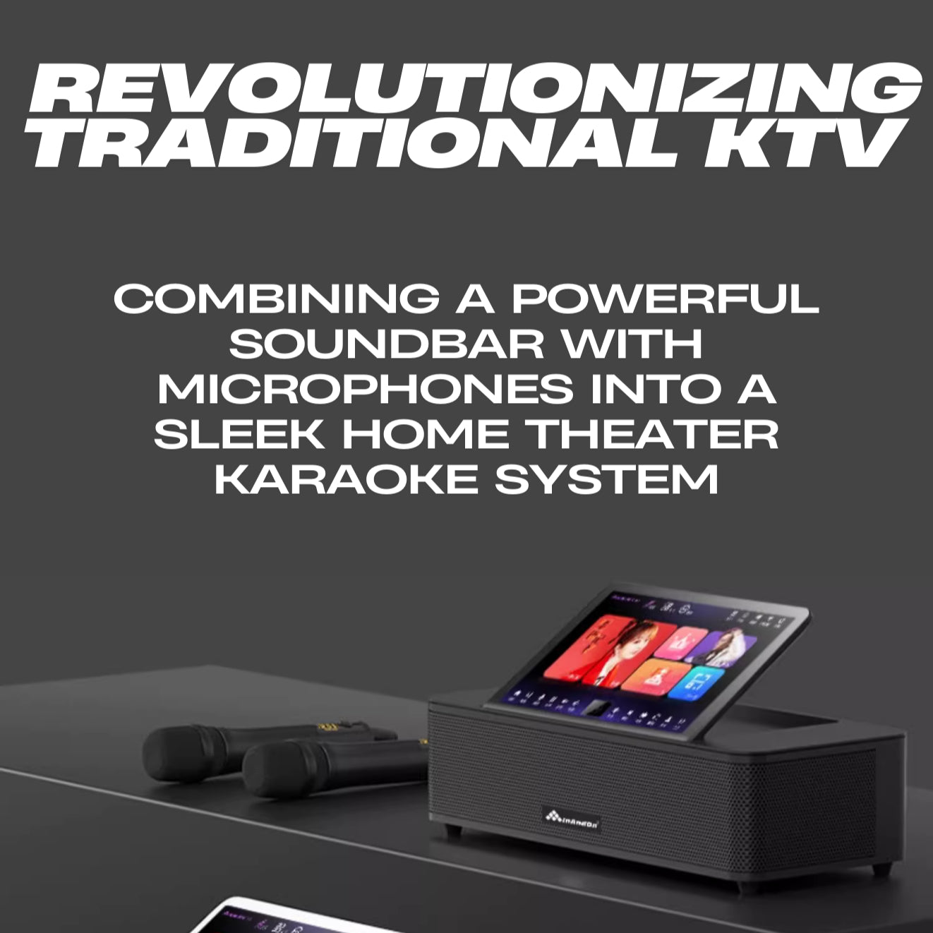 2026 KV-MS9 PLUS All-In-One Soundbar Karaoke Player image 4