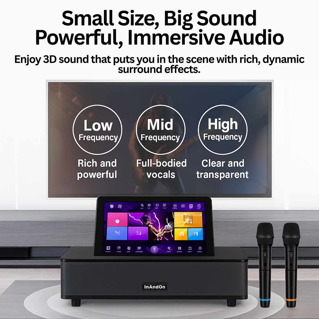 2026 KV-MS6 PLUS All-In-One Soundbar Karaoke Player image 2